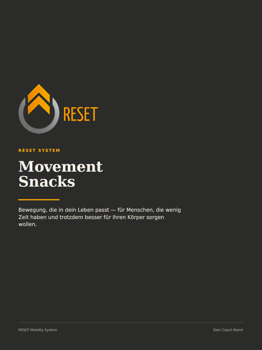RESET Mobility Movement Snack E-Book