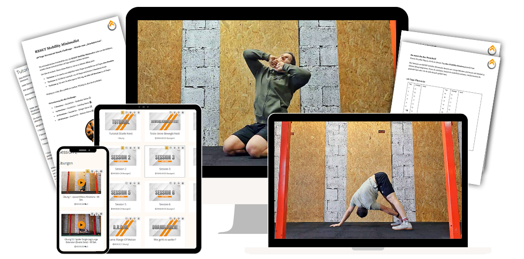 RESET Mobility Minimalist auf Laptop, Tablet und Handy